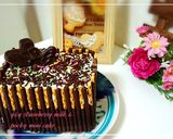 Foto langkah ke 10 dari resep Strawberry milk & pocky mini cake.