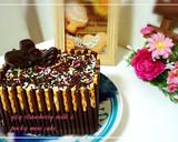 Foto langkah ke 10 dari resep Strawberry milk & pocky mini cake.