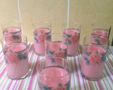 Foto langkah ke 3 dari resep Soya Strawberry Silky Pudding.
