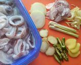 Foto langkah ke 2 dari resep Cumi masak itam.