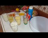 صورة لخطوة 1 من وصفة بسبوسة فردية بكريمة الليمون الحامض المنعشة 🍋