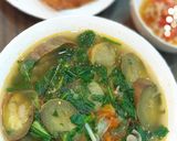 Hình bước làm 2 của món Canh cà tím
