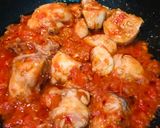A picture of step 4 of Spanish Chicken.