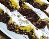 Foto del paso 8 de la receta: Brownies marmolados de chocolate y naranja