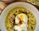 Foto del paso 4 de la receta Crema de judías verdes con huevo poché