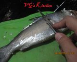 A picture of step 1 of MILKFISH GRILLED with LEMON SAUCE (Mbohi Dungga Uta Londe).