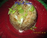 A picture of step 5 of Fried Rice with Stink Bean (NASI GORENG PETE).