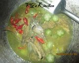 A picture of step 2 of Tuna in Yellow Broth (TONGKOL KUAH KUNING).
