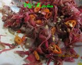 A picture of step 3 of ANCHOVY SAMBAL GINGER FLOWER (Gerang Sambal Bongkot).