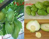 A picture of step 6 of Chayote with Coconut milk (JANGAN JIPANG).