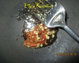A picture of step 1 of Fried Rice with Stink Bean (NASI GORENG PETE).