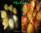 A picture of step 4 of Fried Fermented Cassava (RONDHO ROYAL / MONYOS).