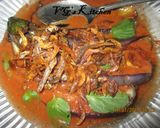 A picture of step 4 of Fried Eggplant in Spicy Coconut Milk Sauce (FOFOKI).