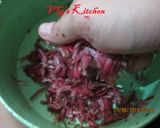 A picture of step 2 of ANCHOVY SAMBAL GINGER FLOWER (Gerang Sambal Bongkot).