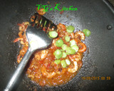 A picture of step 3 of Fried Sambal with Shrimp and Stink Bean (SAMBAL GORENG UDANG PETE).