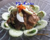 A picture of step 5 of Salad with Peanut and Dried Shrimp (SALADA SIRAM KACANG EBI).