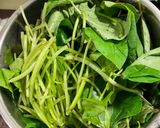 香蒜地瓜葉的食譜步驟1照片