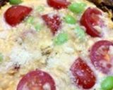 A picture of step 16 of Edamame and Tomato Frittata – Easy Lunchbox Recipe.