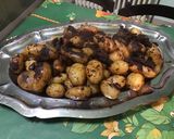 Une image de l'étape 12 de Pommes grenailles au lardons et marinade au vin rouge.