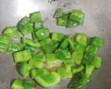 A picture of step 2 of No Onion No Garlic Capsicum Paneer.