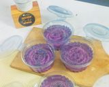 Foto langkah ke 10 dari resep Puding Mawar Taro Leci.