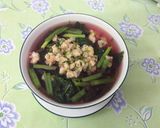 Hình bước làm 3 của món Canh rau dền tôm tươi