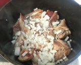 Foto del paso 5 de la receta: Gallina criolla (organica) guisada con polenta