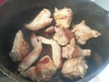 Gallina criolla (organica) guisada con polenta