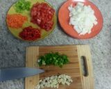 A picture of step 2 of Stewed chicken Creole (organic) with polenta.