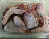 A picture of step 1 of Stewed chicken Creole (organic) with polenta.