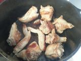 Stewed chicken Creole (organic) with polenta