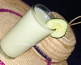 A picture of step 3 of Cucumber drink.