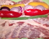 Foto del paso 1 de la receta: Vacio de cerdo relleno con zanahorias baby