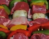 Foto del paso 1 de la receta: Brochette de carne marinado
