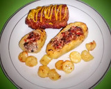 Foto del paso 4 de la receta: Papas rellenas de panceta y solomillo de cerdo