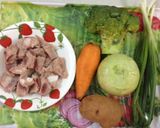 Hình bước làm 1 của món Canh súp rau