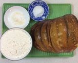 Hình bước làm 1 của món Bánh bí ngô chiên