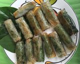 Hình bước làm 6 của món Nem lá lốt kiểu Nghệ An