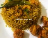 صورة لخطوة 3 من وصفة أرز بالجمبري