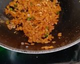 A picture of step 2 of Suji roll.