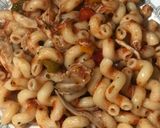 صورة لخطوة 3 من وصفة معكرونة ببواقي الاكل 🍝