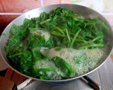 A picture of step 1 of Palak Paneer.