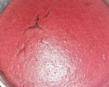 A picture of step 1 of Red velvet cake.