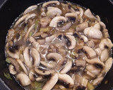 Foto del paso 4 de la receta: Crema de champiñones con pollo