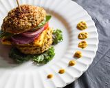 A picture of step 8 of Awadhi Gobi Bun Burger.
