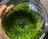 Une image de l'étape 3 de Risotto au pesto d'ail des ours au chèvre frais.
