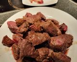 A picture of step 4 of Beef Bourguignon.