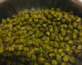 A picture of step 1 of Chana Garlic Sabzi.