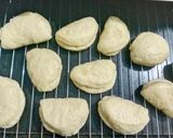A picture of step 6 of Bao Bun with mushroom filling.
