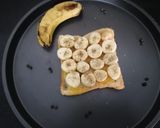 A picture of step 4 of Banana on slice😋🍌🍞(Healthy breakfast).